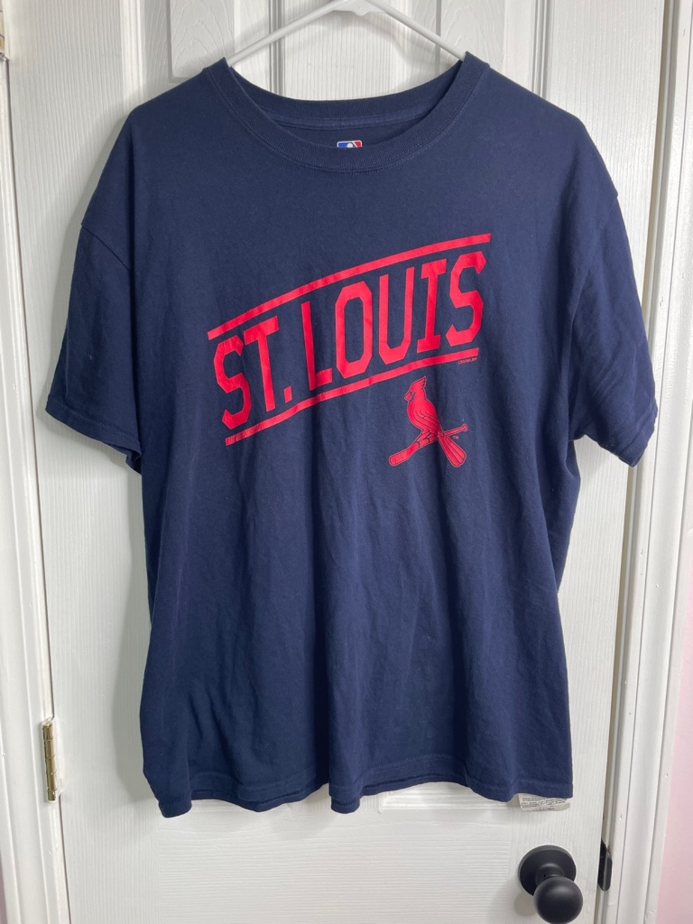 MLB St. Louis Cardinals Navy and Red Tee